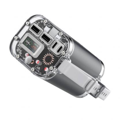 4smarts Power Bank Lucid Ultra 40000 mAh 100W - външна батерия с 2xUSB-A, 2xUSB-C и технология за бързо зареждане (черен) 12