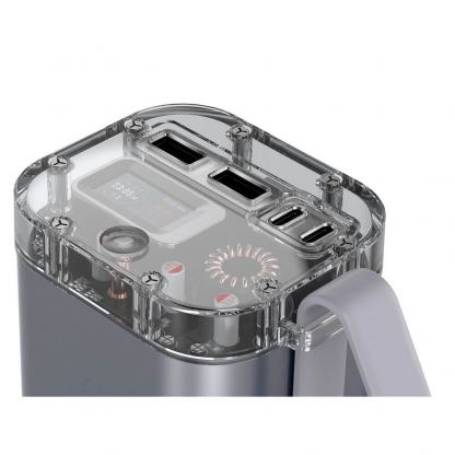 4smarts Power Bank Lucid Ultra 40000 mAh 100W - външна батерия с 2xUSB-A, 2xUSB-C и технология за бързо зареждане (черен) 13