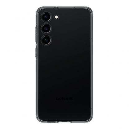 Spigen Liquid Crystal Case - тънък силиконов (TPU) калъф за Samsung Galaxy S23 Plus (сив)  2