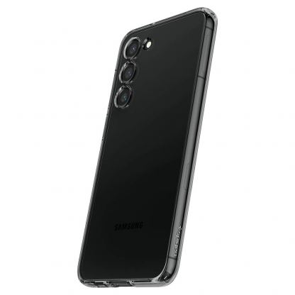 Spigen Liquid Crystal Case - тънък силиконов (TPU) калъф за Samsung Galaxy S23 Plus (сив)  8