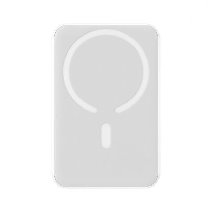 Baseus Magnetic Wireless Charging Power Bank 10000 mAh 20W (PPCX070002) - преносима външна батерия с USB-C порт и безжично зареждане с MagSafe (бял) 2