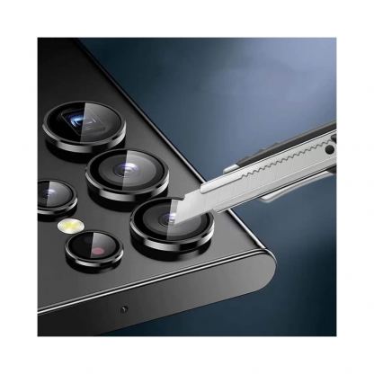 Hofi CamRing Pro Plus - предпазни стъклени лещи за камерата на Samsung Galaxy S23, Galaxy S23 Plus (черен) 3