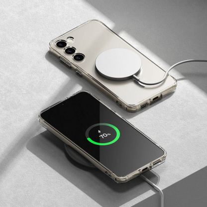 Ringke Fusion Magnetic Case - хибриден кейс с висока степен на защита с MagSafe за Samsung Galaxy S23 (прозрачен-мат)  7