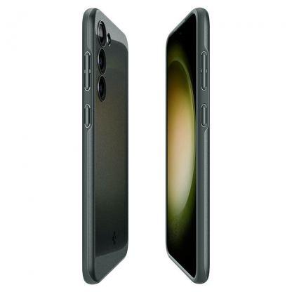 Spigen Thin Fit Case - качествен тънък матиран кейс за Samsung Galaxy S23 (зелен) 7