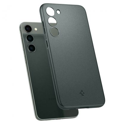 Spigen Thin Fit Case - качествен тънък матиран кейс за Samsung Galaxy S23 (зелен) 8