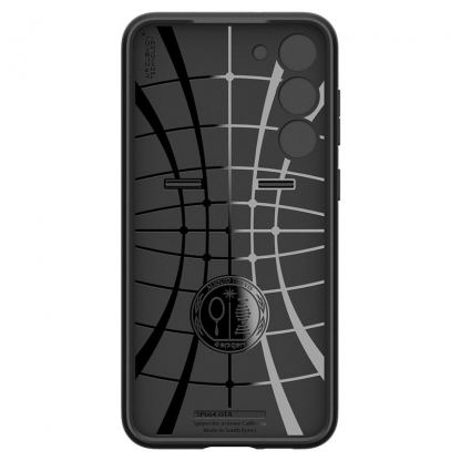 Spigen Optik Armor Case - тънък качествен силиконов (TPU) калъф с капак за камерата за Samsung Galaxy S23 (черен) 5