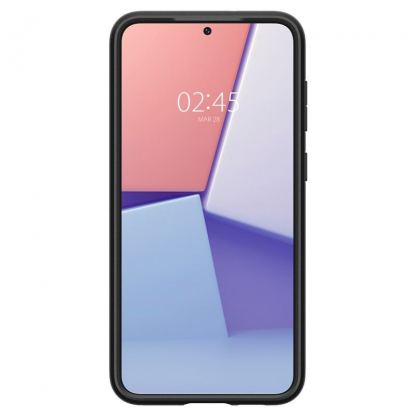 Spigen Optik Armor Case - тънък качествен силиконов (TPU) калъф с капак за камерата за Samsung Galaxy S23 Plus (черен) 4