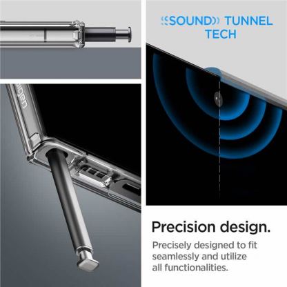 Spigen Ultra Hybrid OneTap MagSafe Case - хибриден кейс с висока степен на защита с MagSafe за Samsung Galaxy S23 Ultra (прозрачен)  15