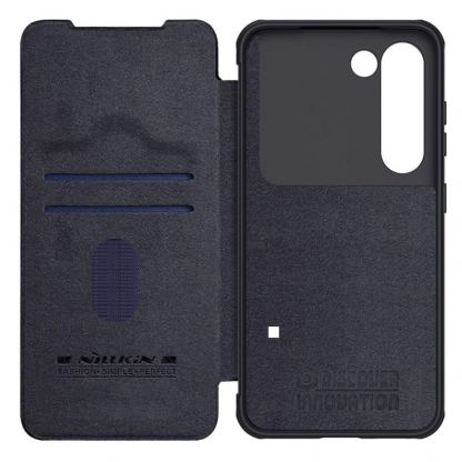 Nillkin Qin Book Pro Leather Flip Case - кожен калъф, тип портфейл за Samsung Galaxy S23 Plus (черен) 5