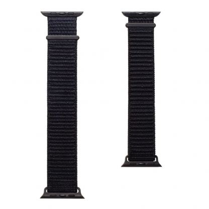 Zagg Gear4 Nylon Sport Watch Band - текстилна каишка за Apple Watch 42мм, 44мм, 45мм, 46мм, Ultra 49мм (черен) 2