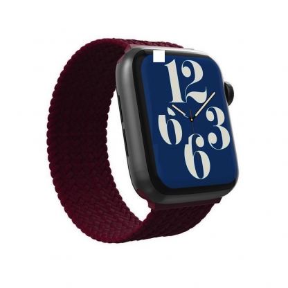 Zagg Gear4 Braided Sport Band Size M - текстилна каишка за Apple Watch 38мм, 40мм, 41мм, 42мм (2024) (бордо) 2