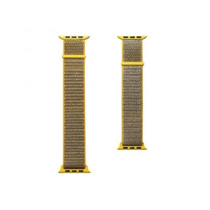 Zagg Gear4 Nylon Sport Watch Band - текстилна каишка за Apple Watch 42мм, 44мм, 45мм, 46мм, Ultra 49мм (жълт) 2