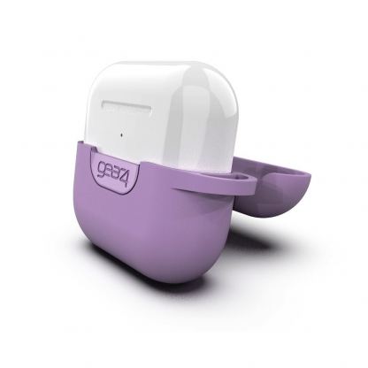 Gear4 AirPods Pro Apollo Silicone Case - силиконов калъф с карабинер за Apple AirPods Pro (лилав) 2