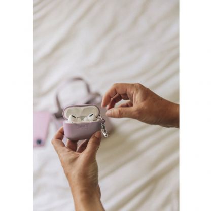 Gear4 AirPods Pro Apollo Silicone Case - силиконов калъф с карабинер за Apple AirPods Pro (лилав) 3