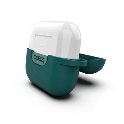 Gear4 AirPods Pro Apollo Silicone Case - силиконов калъф с карабинер за Apple AirPods Pro (светлозелен) 2