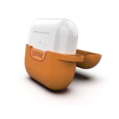 Gear4 AirPods Pro Apollo Silicone Case - силиконов калъф с карабинер за Apple AirPods Pro (жълт) 2