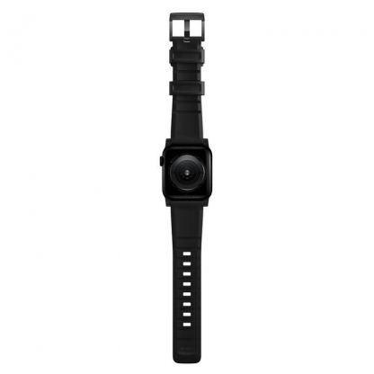 Nomad Rugged Strap - силиконова каишка за Apple Watch 42мм, 44мм, 45мм, 46мм, Ultra 49мм (черен) 7