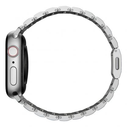 Nomad Strap Aluminum Band - алуминиева каишка за Apple Watch 42мм, 44мм, 45мм, 46мм, Ultra 49мм (сребрист) 3