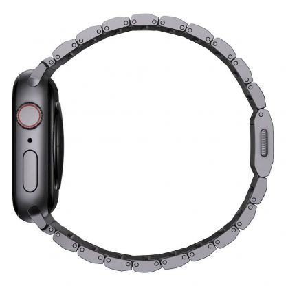 Nomad Strap Aluminum Band - алуминиева каишка за Apple Watch 42мм, 44мм, 45мм, 46мм, Ultra 49мм (тъмносив) 3
