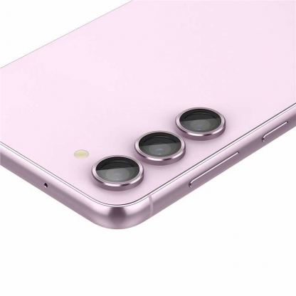 Spigen Optik Pro tR Ez Fit Lens Protector 2 Pack - 2 комплекта предпазни стъклени лещи за камерата на Samsung Galaxy S23, Galaxy S23 Plus (розов) 20