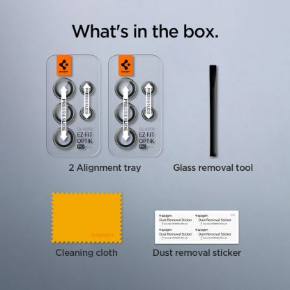 Spigen Optik Pro tR Ez Fit Lens Protector 2 Pack - 2 комплекта предпазни стъклени лещи за камерата на Samsung Galaxy S23 Ultra (тъмнозелен) 13