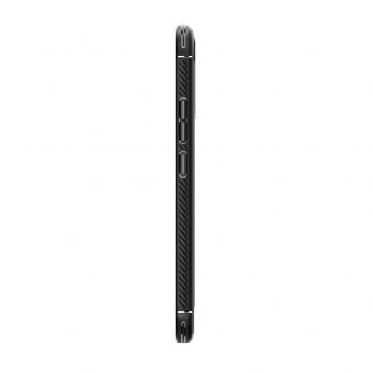 Spigen Rugged Armor Case - тънък качествен силиконов (TPU) калъф за Xiaomi 13 (черен) 14