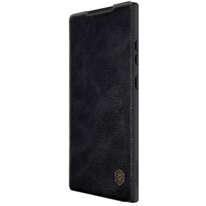 Nillkin Qin Book Pro Leather Flip Case - кожен калъф, тип портфейл за Samsung Galaxy S23 Ultra (черен) 6