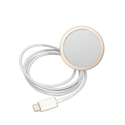 Guess 4G Printed Stripe MagSafe Case With MagSafe Wireless Charger Set - комплект хибриден удароустойчив кейс с MagSafe и поставка (пад) за безжично зареждане за iPhone 14 Pro (черен) 8