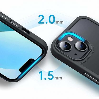 Tech-Protect MagMat MagSafe Case - хибриден удароустойчив кейс с MagSafe за Samsung Galaxy S23 Plus (черен-мат) 3