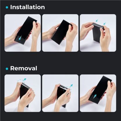 Pitaka MagEZ 3 600D Aramid Fiber MagSafe Case - кевларен кейс с MagSafe за Samsung Galaxy S23 Ultra (черен-сив)  6