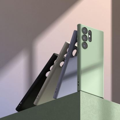 Ringke Air S Case - силиконов (TPU) калъф за Samsung Galaxy S23 Ultra (лилав) 6