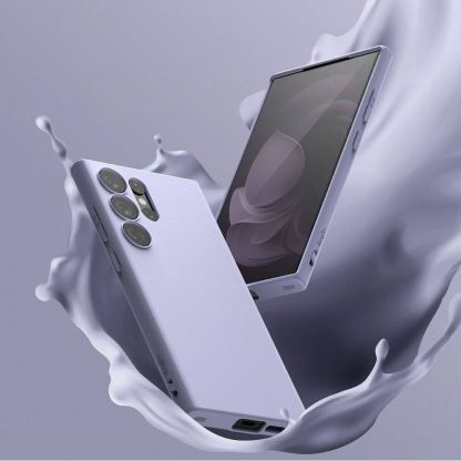Ringke Air S Case - силиконов (TPU) калъф за Samsung Galaxy S23 Ultra (лилав) 7