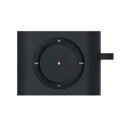 Spigen Airpods Pro Classic Shuffle Silicone Case - силиконов калъф с карабинер за Apple Airpods Pro (тъмносив) 7