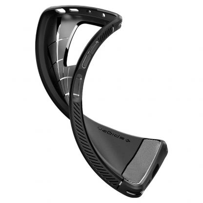 Spigen Rugged Armor Case - тънък качествен силиконов (TPU) калъф за Xiaomi Redmi Note 12 Pro Plus (черен) 5