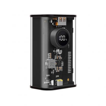 Tactical C4 Explosive Power Bank 9600 mAh 22.5W - външна батерия с USB-A и USB-C портове с технология за бързо зареждане (черен) 2