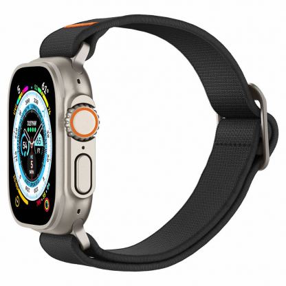Spigen Lite Fit Ultra Watch Band - лека текстилна каишка за Apple Watch 42мм, 44мм, 45мм, 46мм, Ultra 49мм (черен) 11