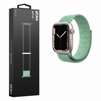 Next One Sport Loop Band - текстилна каишка за Apple Watch 42мм, 44мм, 45мм, 46мм, Ultra 49мм (зелен) 4