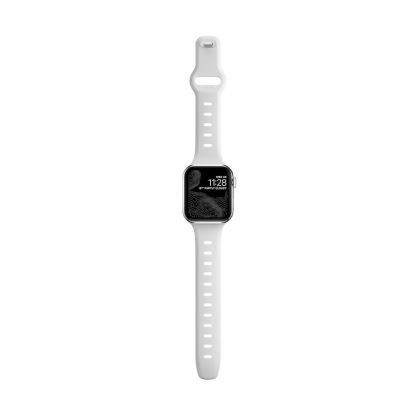 Nomad Sport Slim Band - силиконова каишка за Apple Watch 42мм, 44мм, 45мм, 46мм, Ultra 49мм (бял) 8