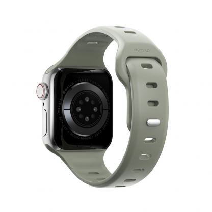 Nomad Sport Slim Band - силиконова каишка за Apple Watch 38мм, 40мм, 41мм, 42мм (2024) (светлозелен) 3