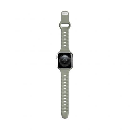 Nomad Sport Slim Band - силиконова каишка за Apple Watch 38мм, 40мм, 41мм, 42мм (2024) (светлозелен) 9