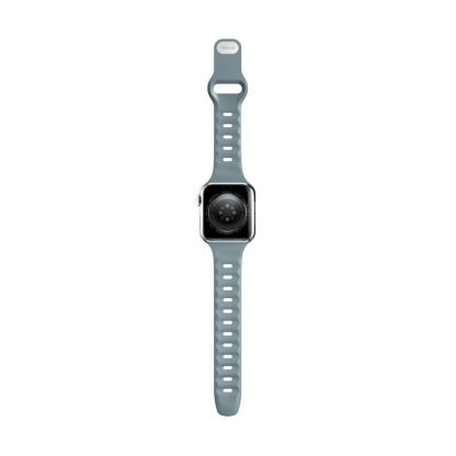Nomad Sport Slim Band - силиконова каишка за Apple Watch 38мм, 40мм, 41мм, 42мм (2024) (светлосин) 9