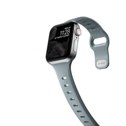 Nomad Sport Slim Band - силиконова каишка за Apple Watch 38мм, 40мм, 41мм, 42мм (2024) (светлосин) 10