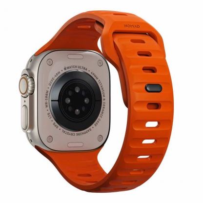 Nomad Sport Band - силиконова каишка за Apple Watch 42мм, 44мм, 45мм, 46мм, Ultra 49мм (оранжев) 2