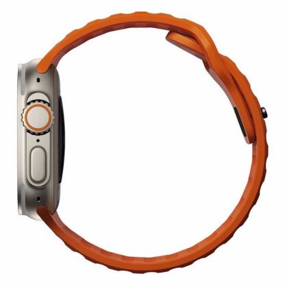 Nomad Sport Band - силиконова каишка за Apple Watch 42мм, 44мм, 45мм, 46мм, Ultra 49мм (оранжев) 3