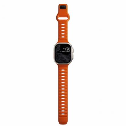 Nomad Sport Band - силиконова каишка за Apple Watch 42мм, 44мм, 45мм, 46мм, Ultra 49мм (оранжев) 7