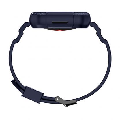 Kingxbar 2in1 Watch Strap and Case CYF537 - удароустойчив TPU кейс с вградена каишка за Apple Watch 44мм, 45мм (син) 8