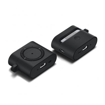 Spigen Airpods Pro 2 Classic Shuffle Silicone Case - силиконов калъф с карабинер за Apple Airpods Pro 2 (тъмносив) 5