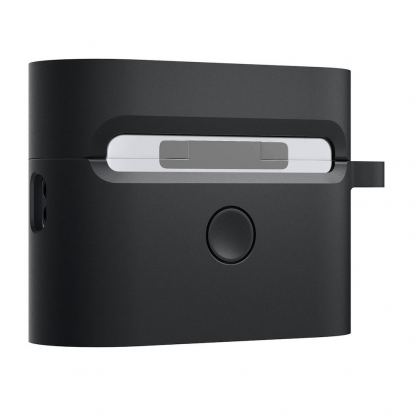 Spigen Airpods Pro 2 Classic Shuffle Silicone Case - силиконов калъф с карабинер за Apple Airpods Pro 2 (тъмносив) 7