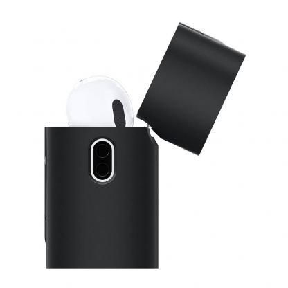 Spigen Airpods Pro 2 Classic Shuffle Silicone Case - силиконов калъф с карабинер за Apple Airpods Pro 2 (тъмносив) 9