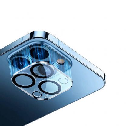 Baseus 2x Camera Lens Protector (SGQK000802) - предпазни стъклени защитни покрития за камерата на iPhone 14 Pro, iPhone 14 Pro Max (2 броя) (прозрачен) 6